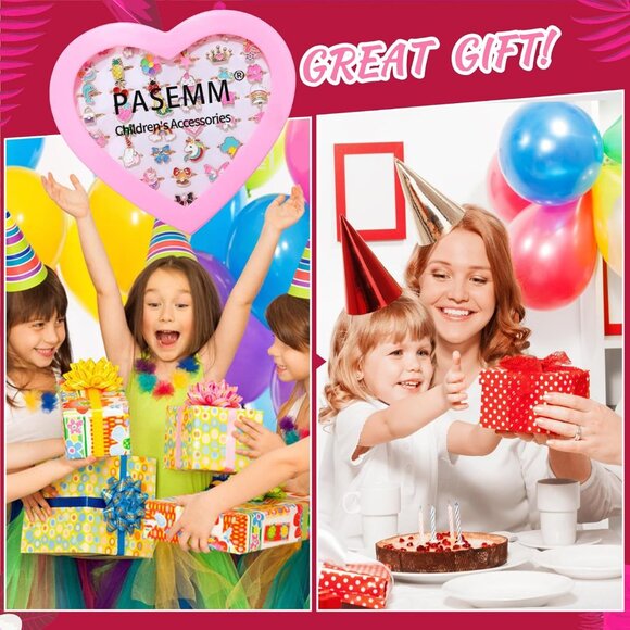 36pcs Little Girl Jewel Rings, Adjustable Unicorn Rings Toys, No Duplication Kid - Picture 5 of 6